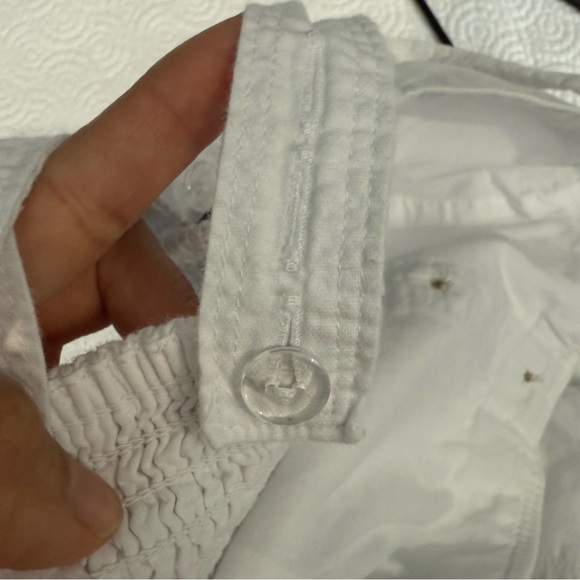 Abercrombie & Fitch White Button-Up Romper - Picture 8 of 12